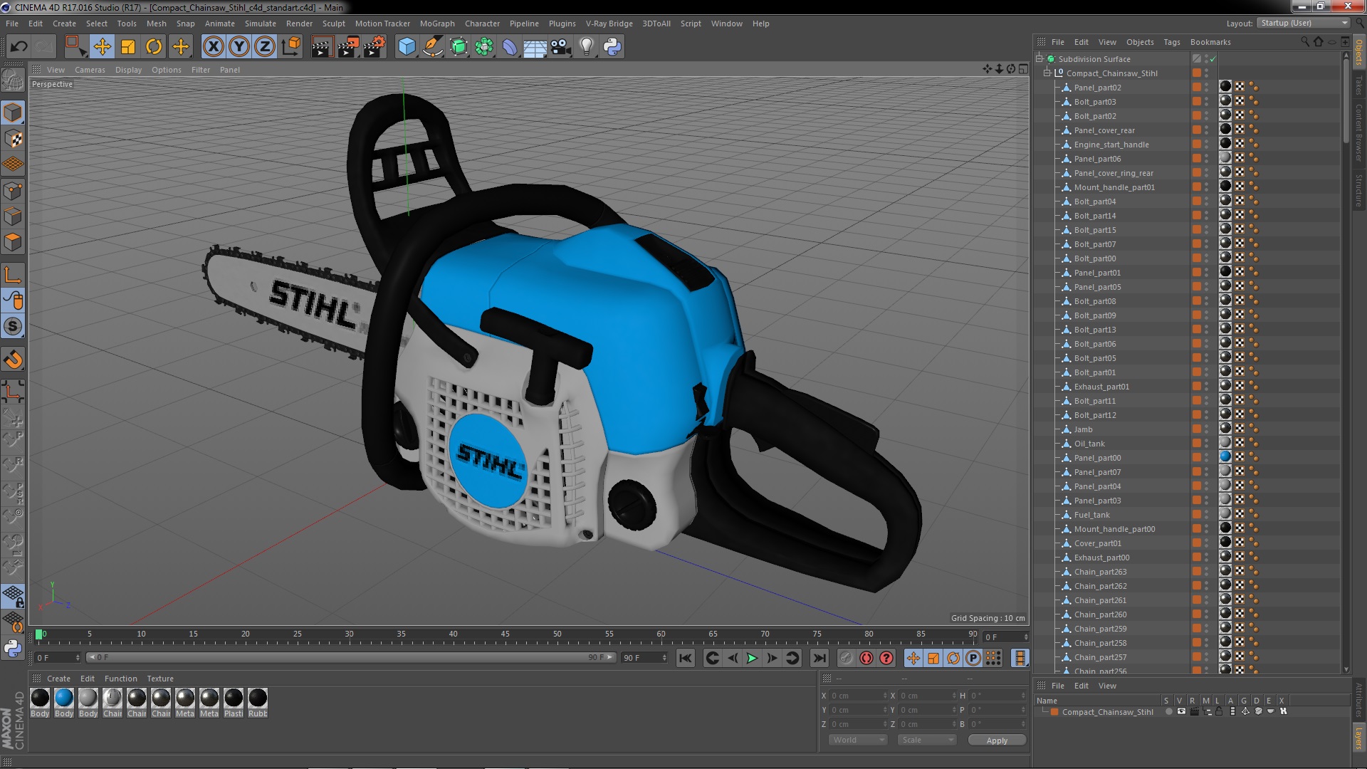 Compact Chainsaw Stihl 3D