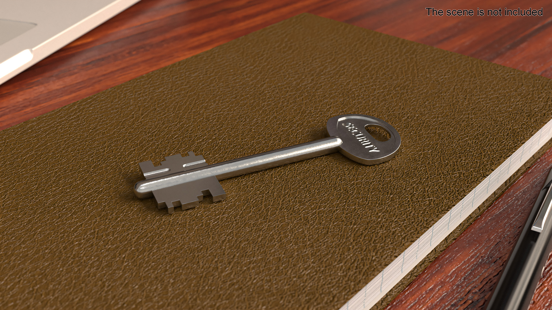 3D Door Lock Key model