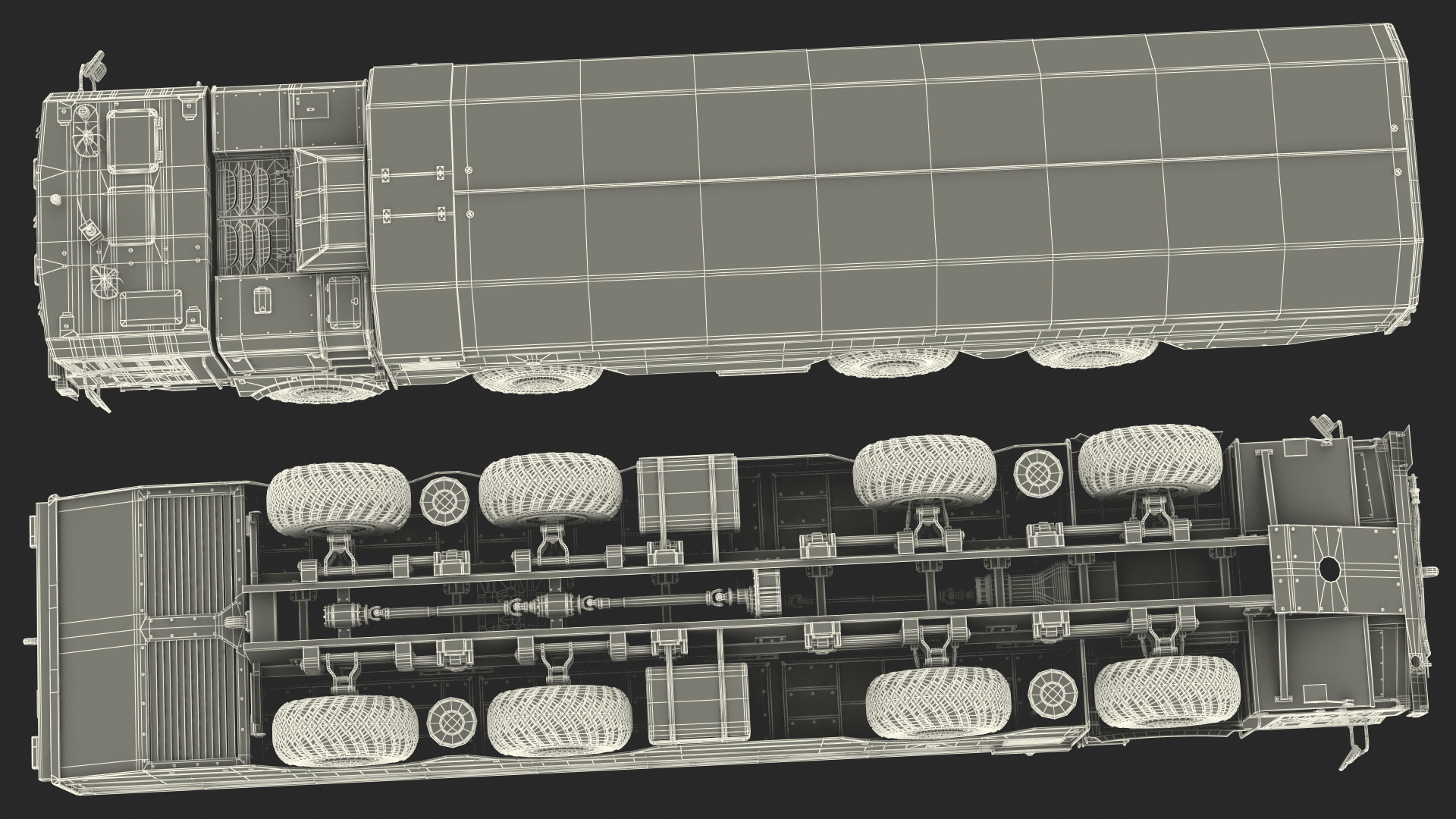 3D 300P Bastion-P Mobile Defence Missile System Rigged