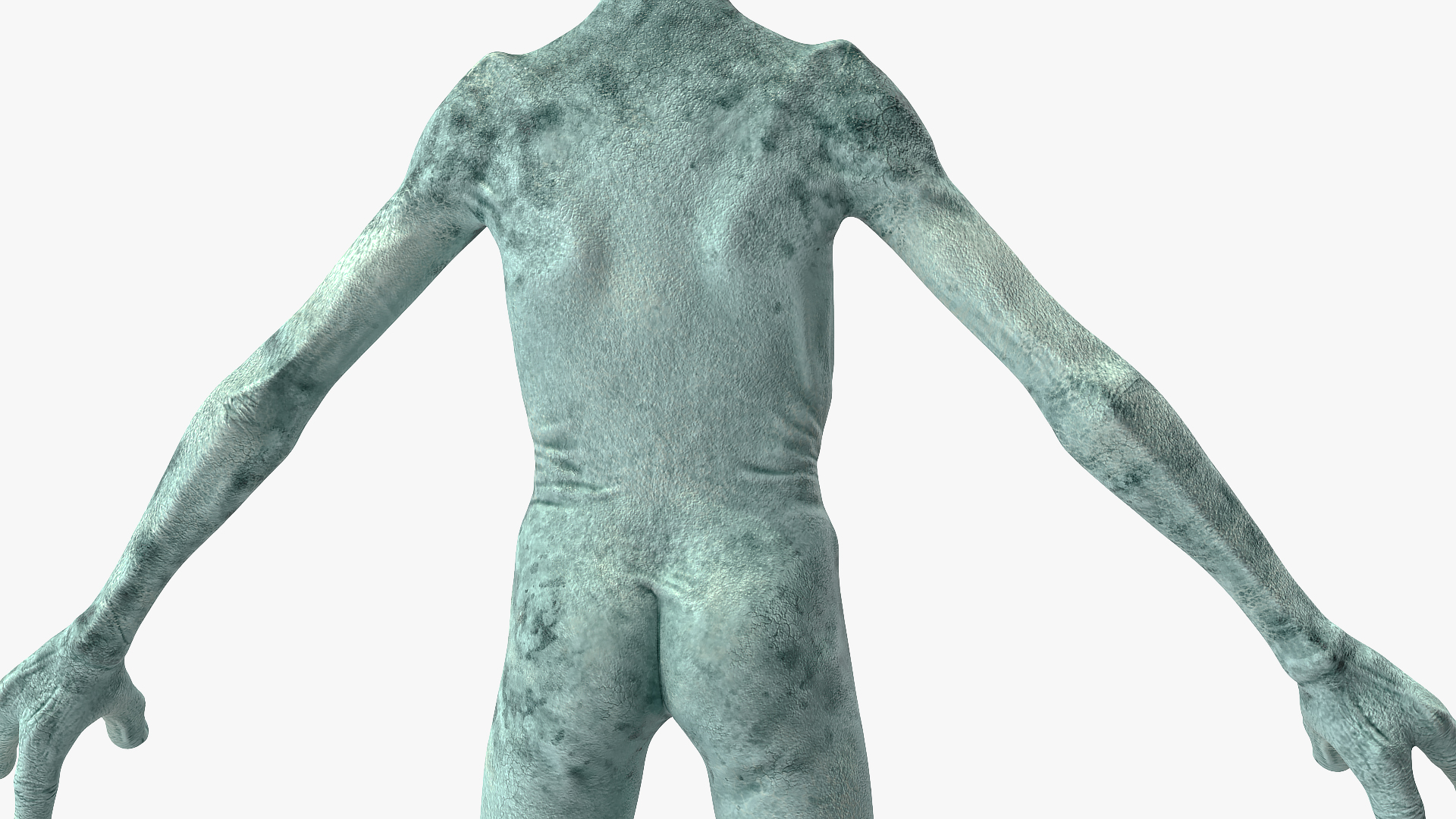 Extraterrestrial Alien T Pose 3D model