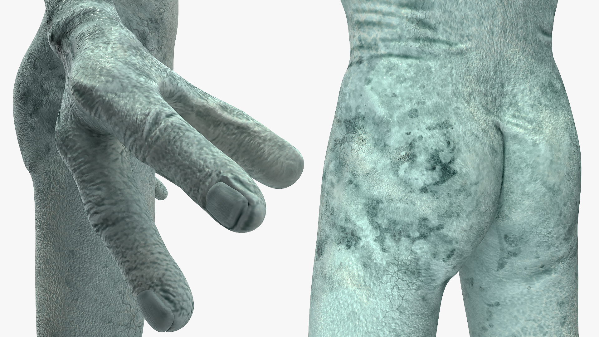 Extraterrestrial Alien T Pose 3D model