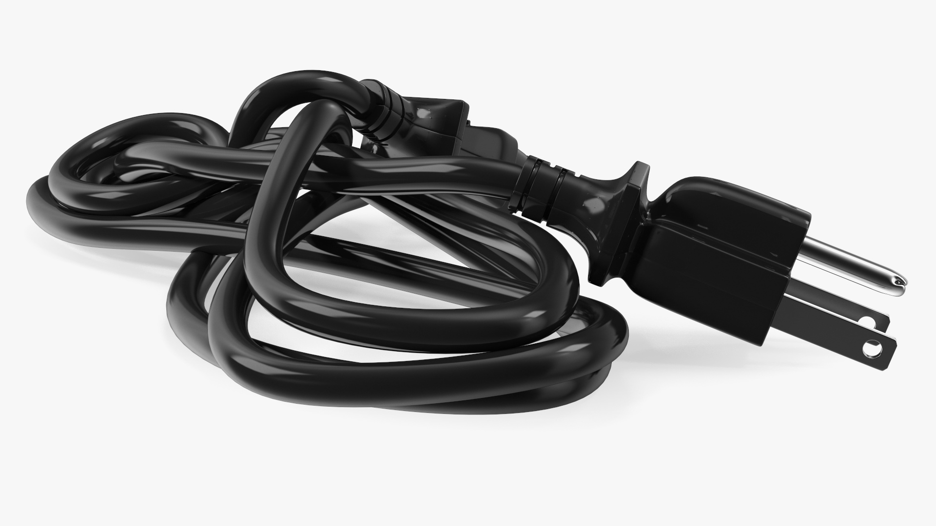 3D Power Cord with Electrical Plug