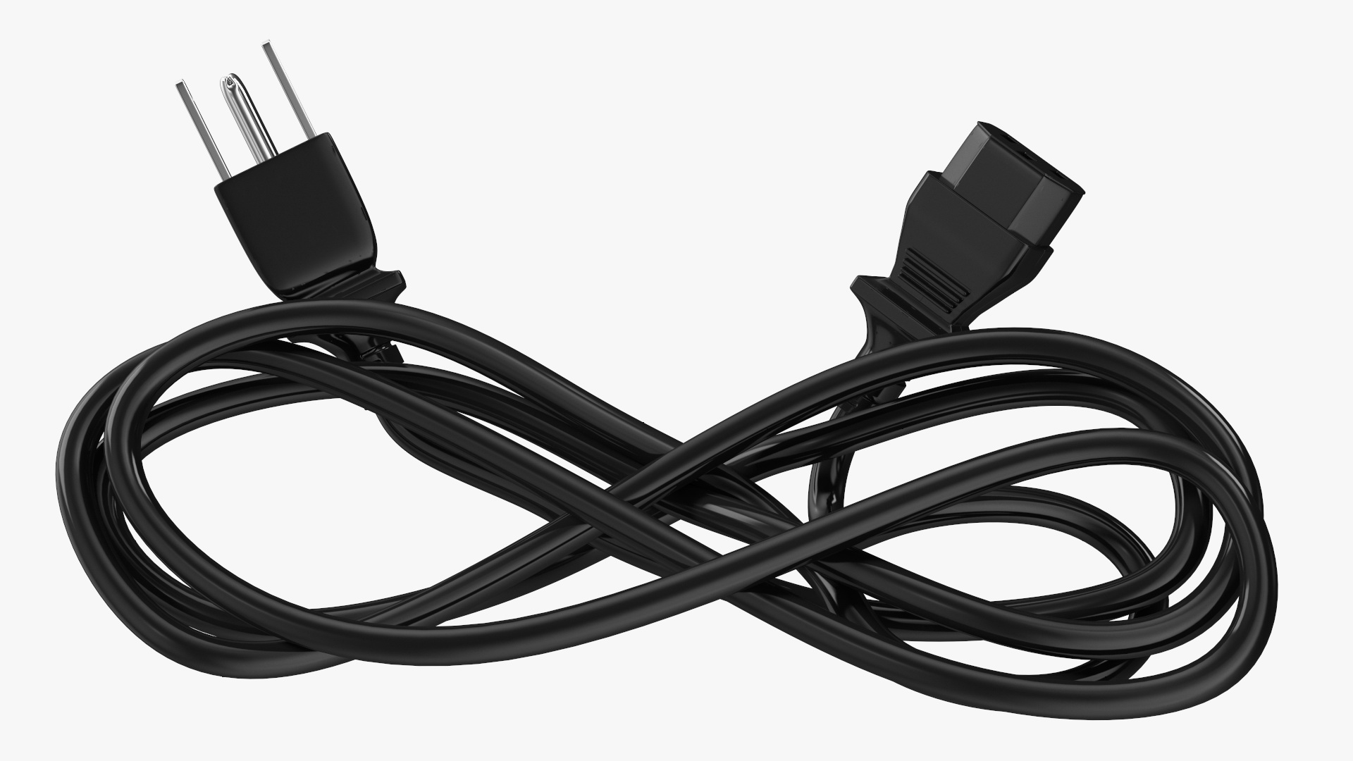 3D Power Cord with Electrical Plug