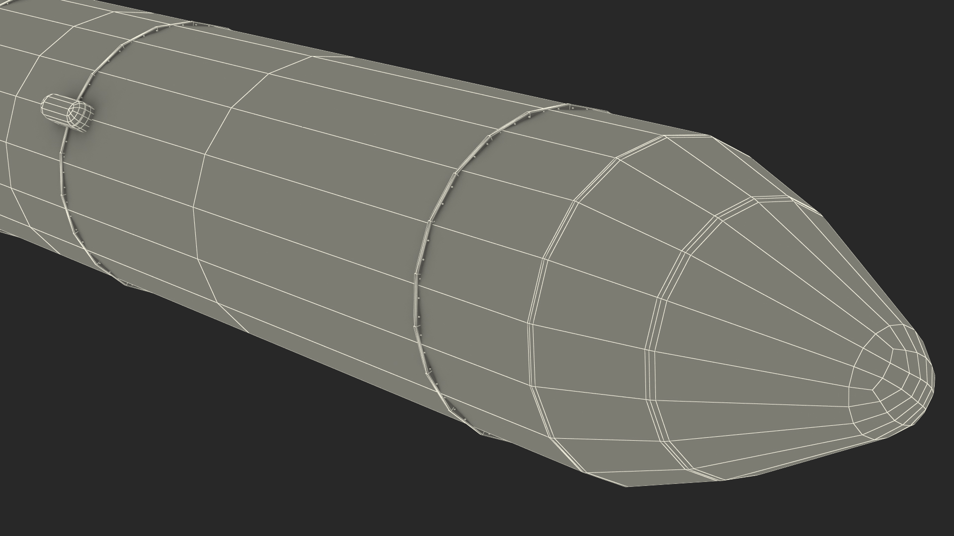 Single Stage Rocket 3D model
