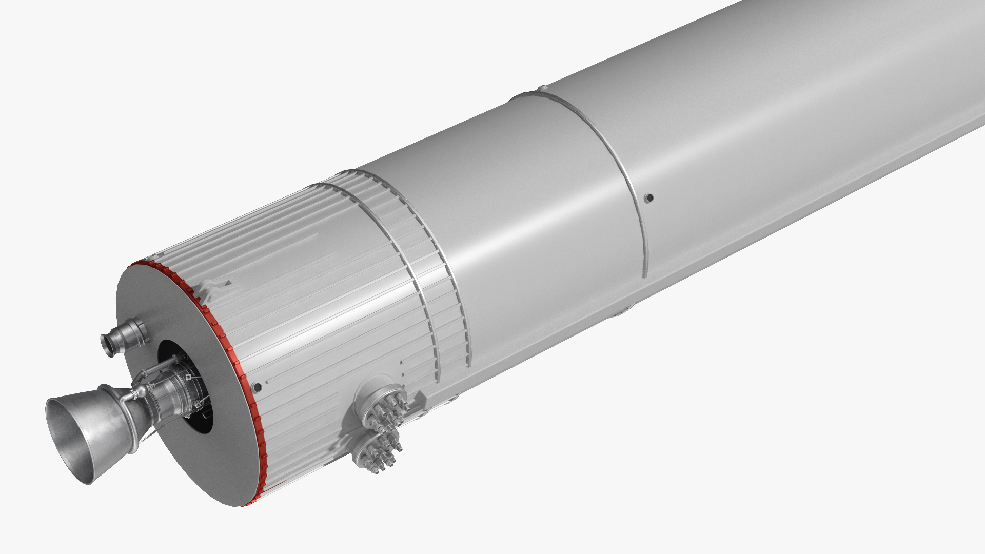 Single Stage Rocket 3D model