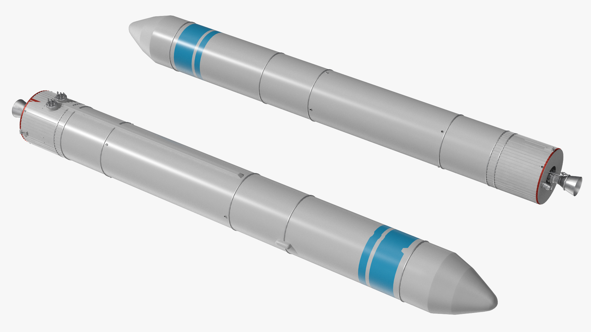 Single Stage Rocket 3D model