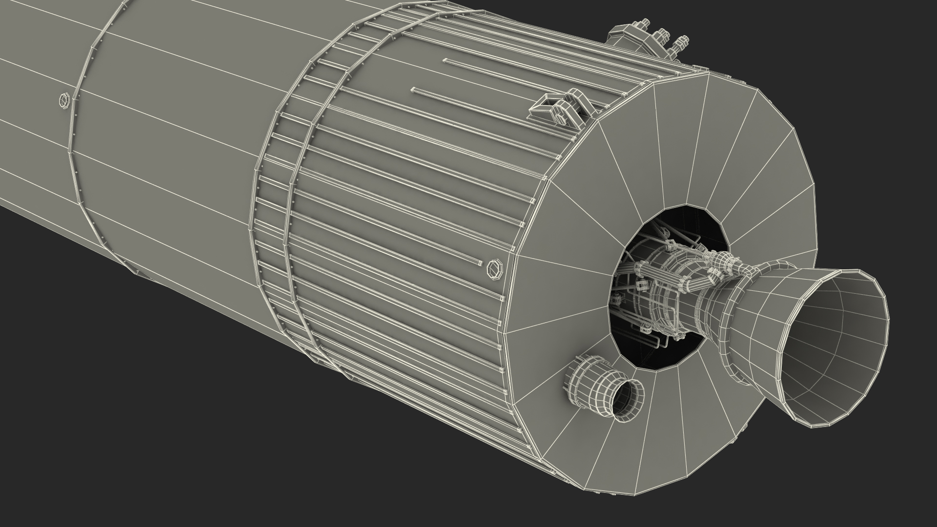 Single Stage Rocket 3D model