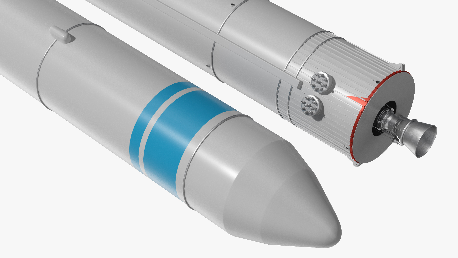 Single Stage Rocket 3D model
