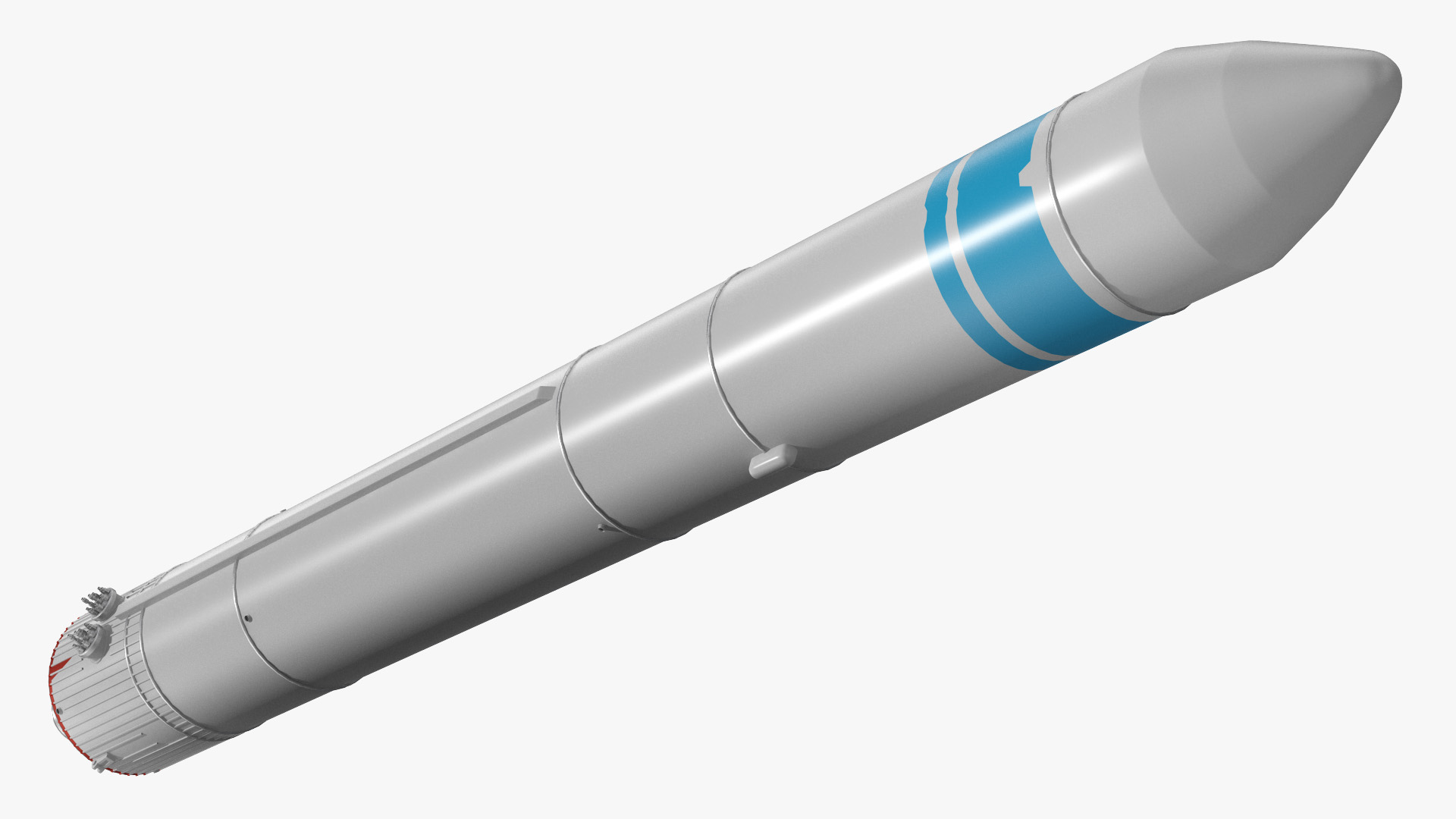 Single Stage Rocket 3D model