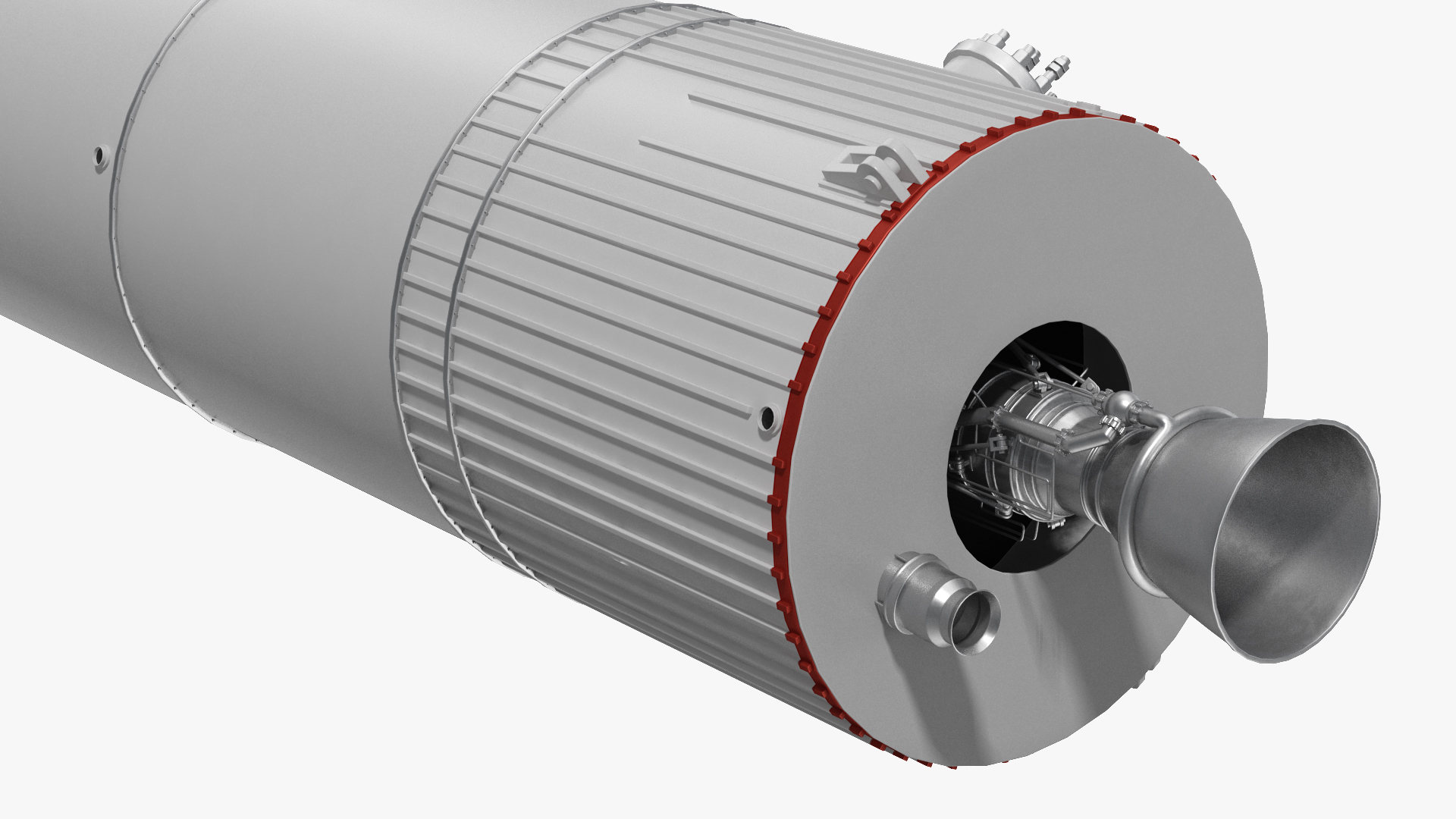 Single Stage Rocket 3D model