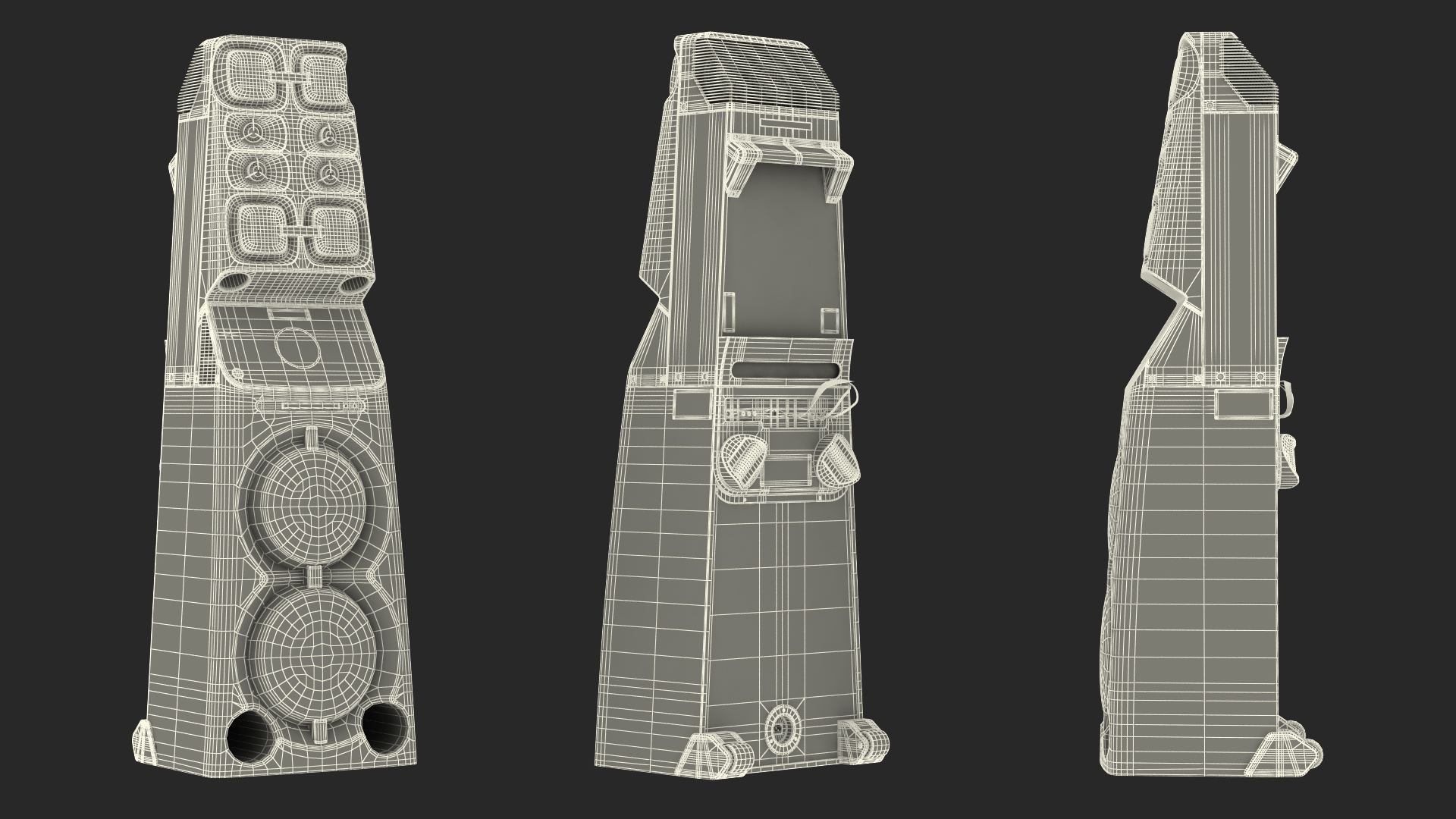 All in One High Power Audio System 3D model