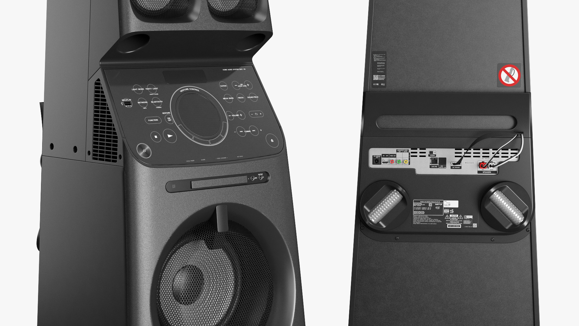 All in One High Power Audio System 3D model