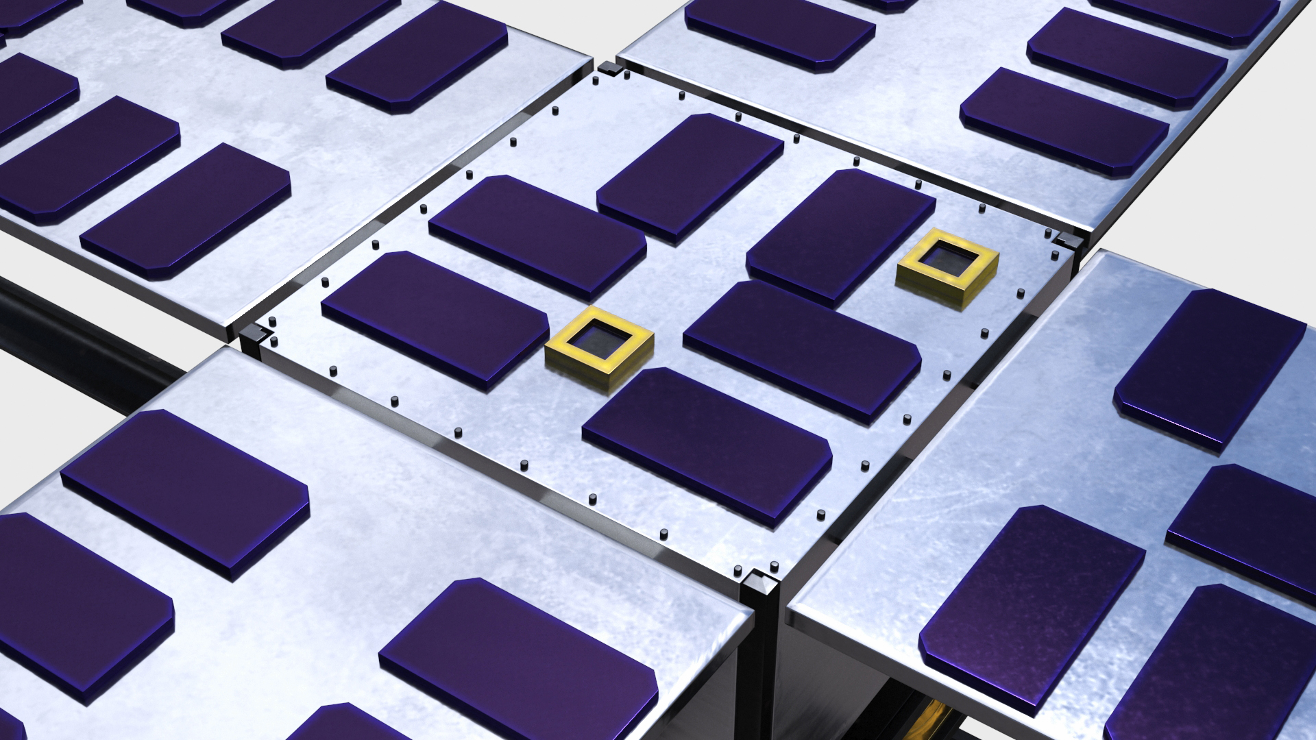 3D model Satellite with Solar Sail