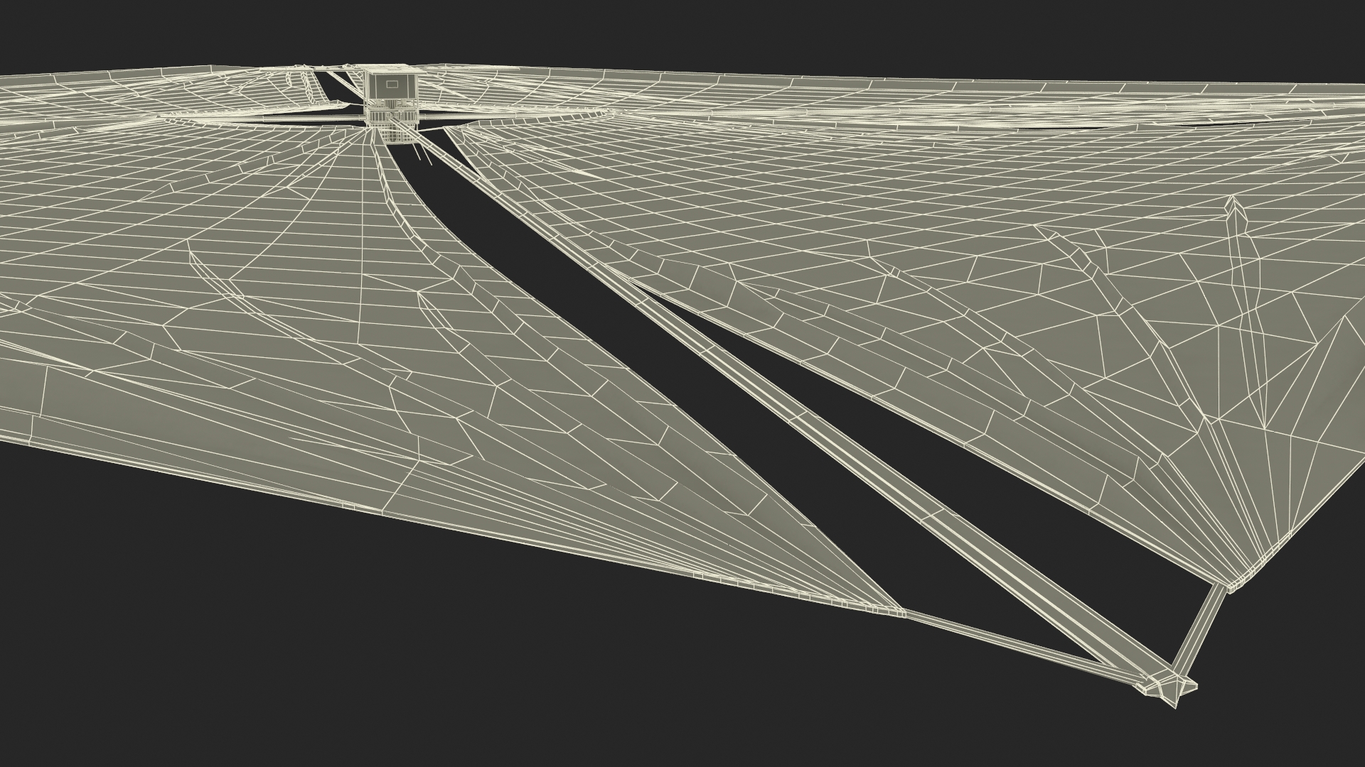 3D model Satellite with Solar Sail