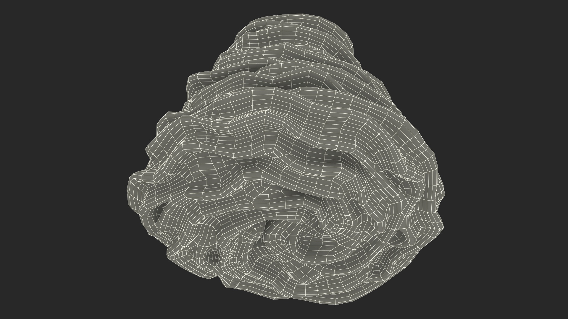 Vanilla Whipped Cream in Bowl 3D model
