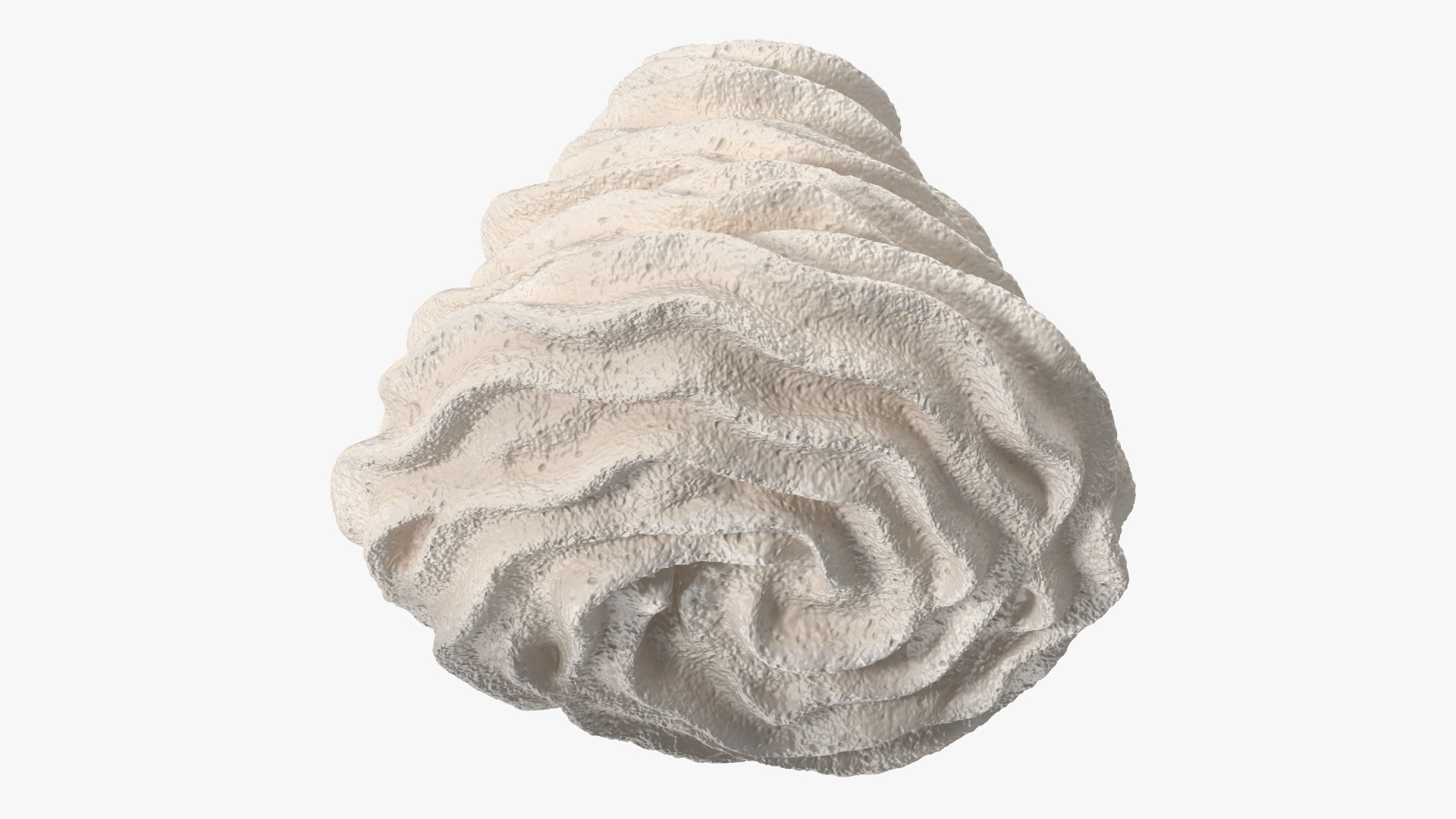 Vanilla Whipped Cream in Bowl 3D model