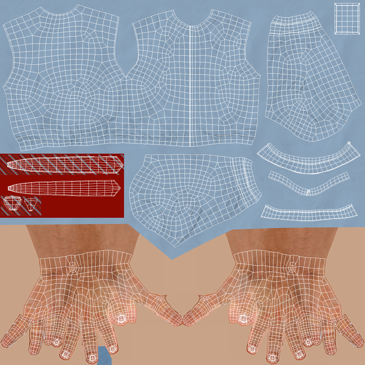 Office Worker Standing Pose 3D