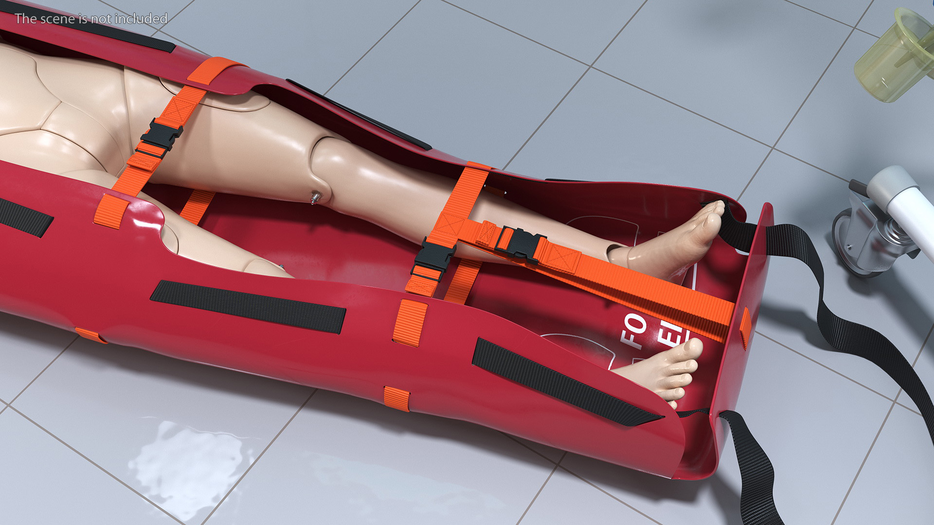 3D Med Sled with Manikin