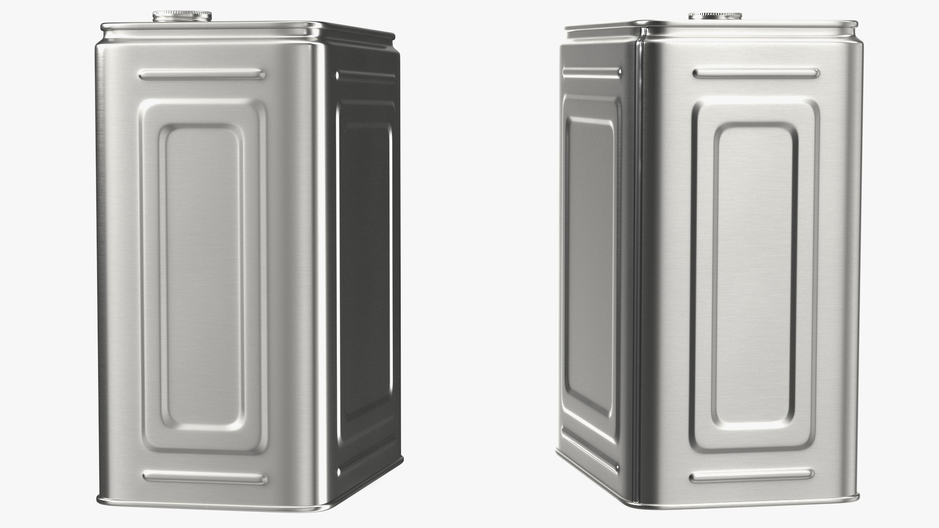3D Olive Oil Metal Can 10L model