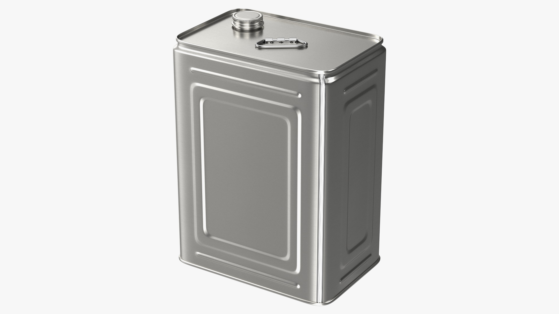 3D Olive Oil Metal Can 10L model