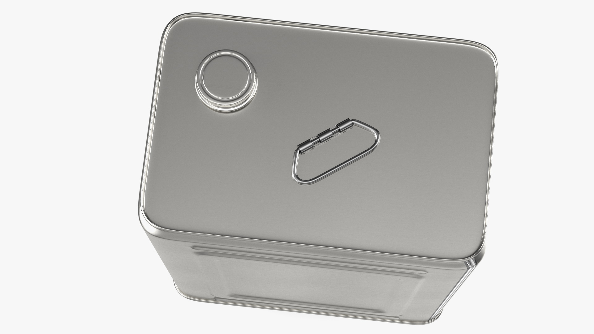 3D Olive Oil Metal Can 10L model