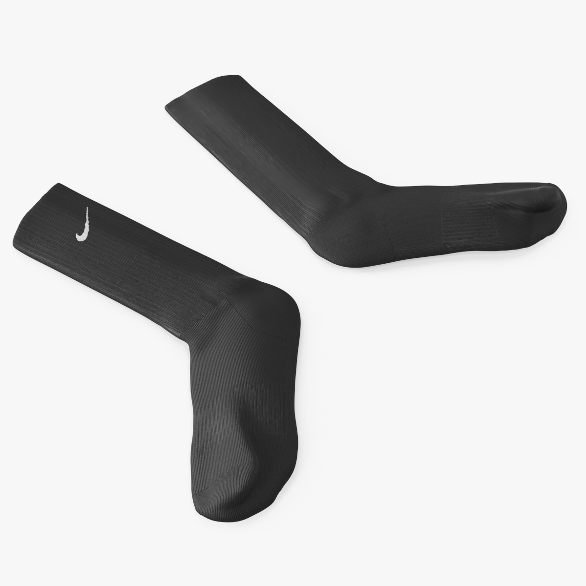 Nike Athletic Crew Socks Black
