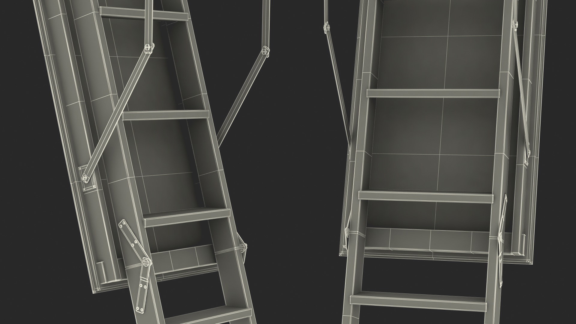 Attic Ladder 3D