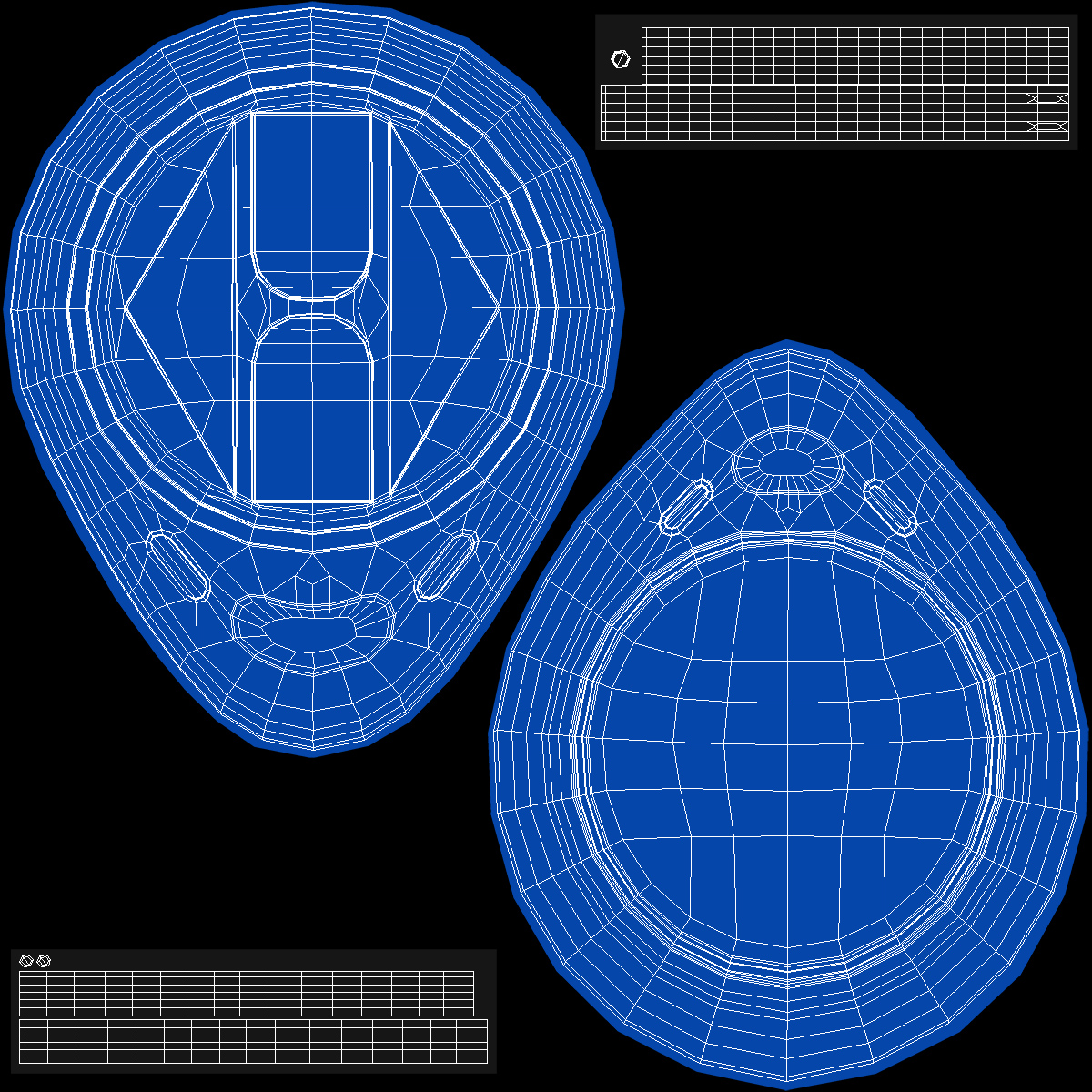 3D model Plastic RFID Key Tag