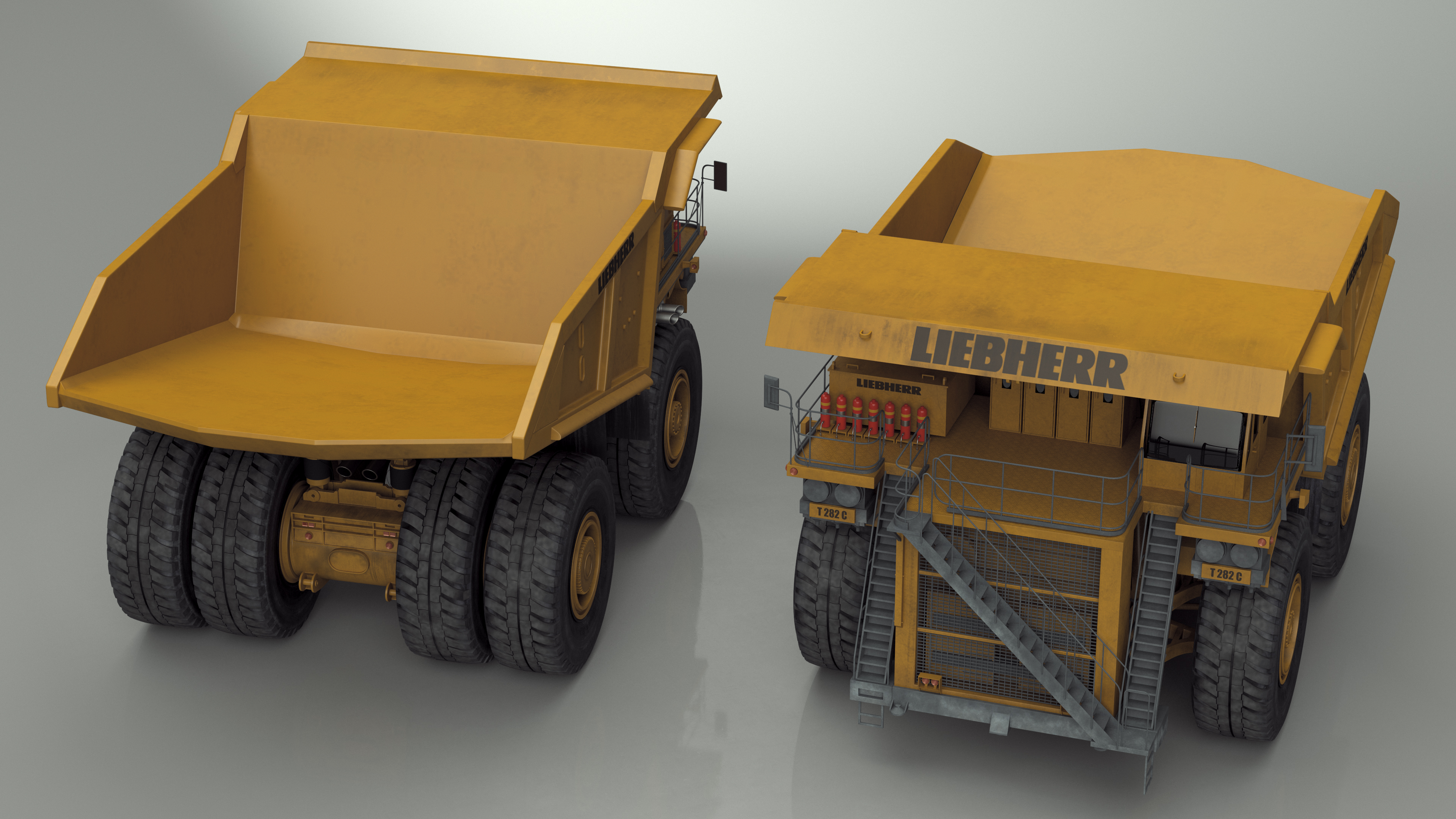 3D Liebherr T 282C Mining Truck model
