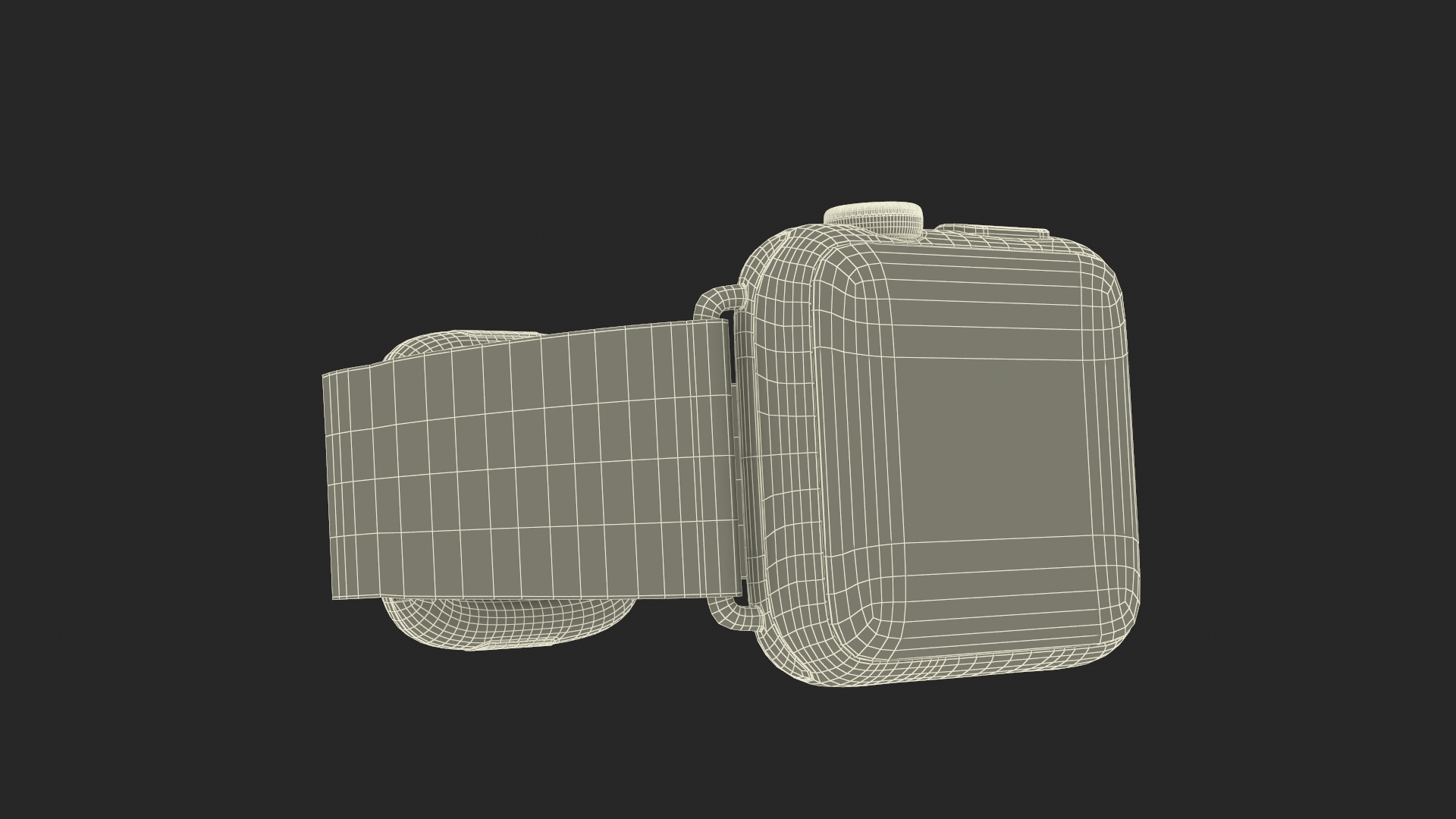 3D Apple Smart Watch with Leather Strap