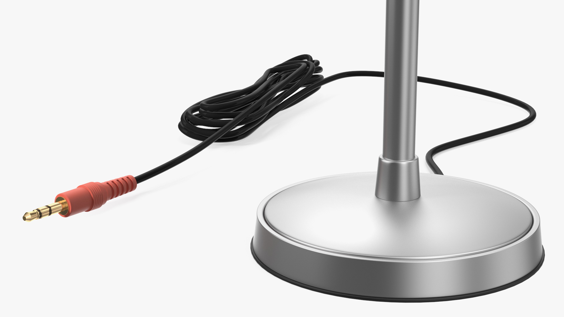 3D model Vintage Style Microphone with Stand