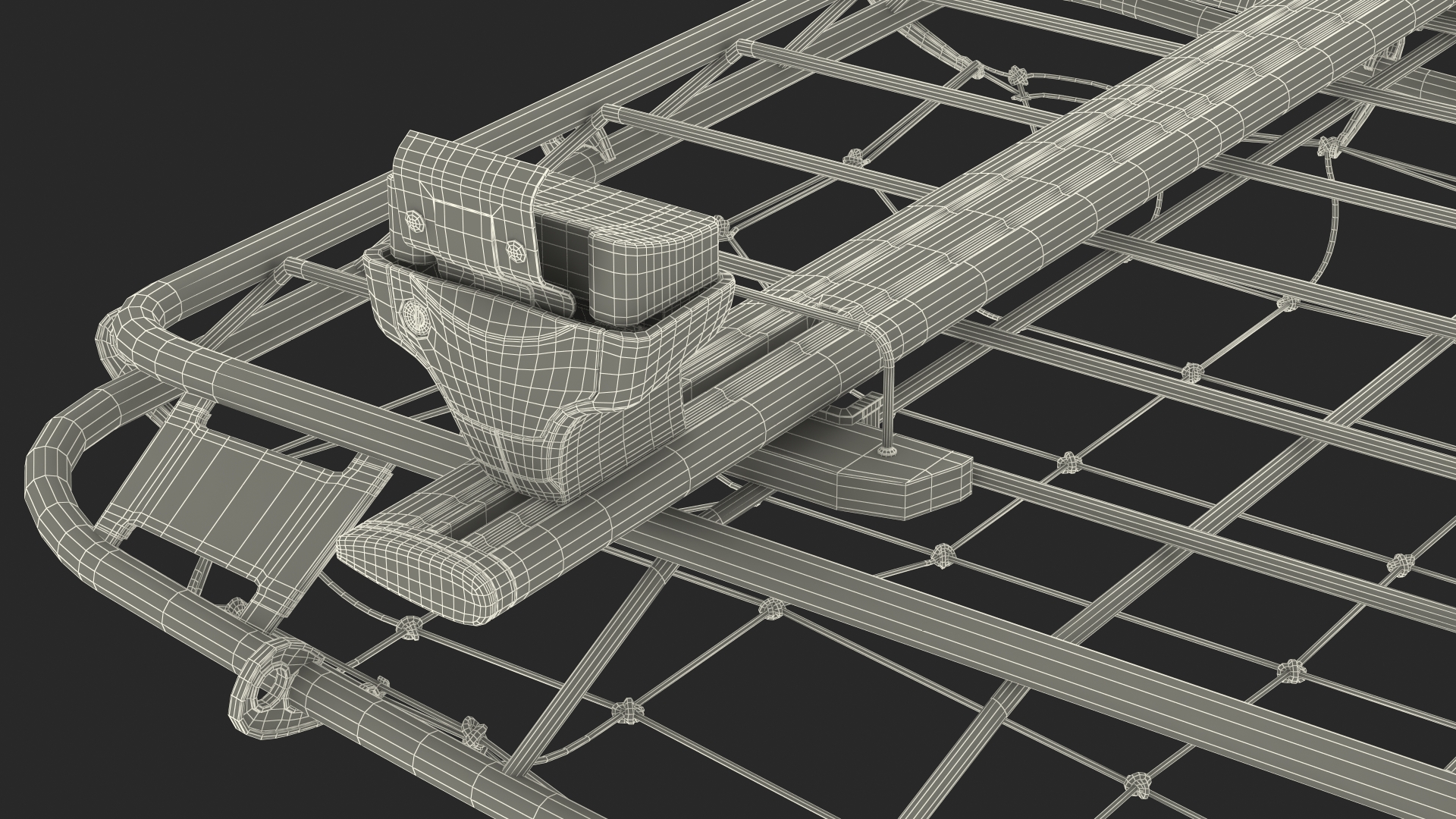 Roof Basket with Wingbar 3D model