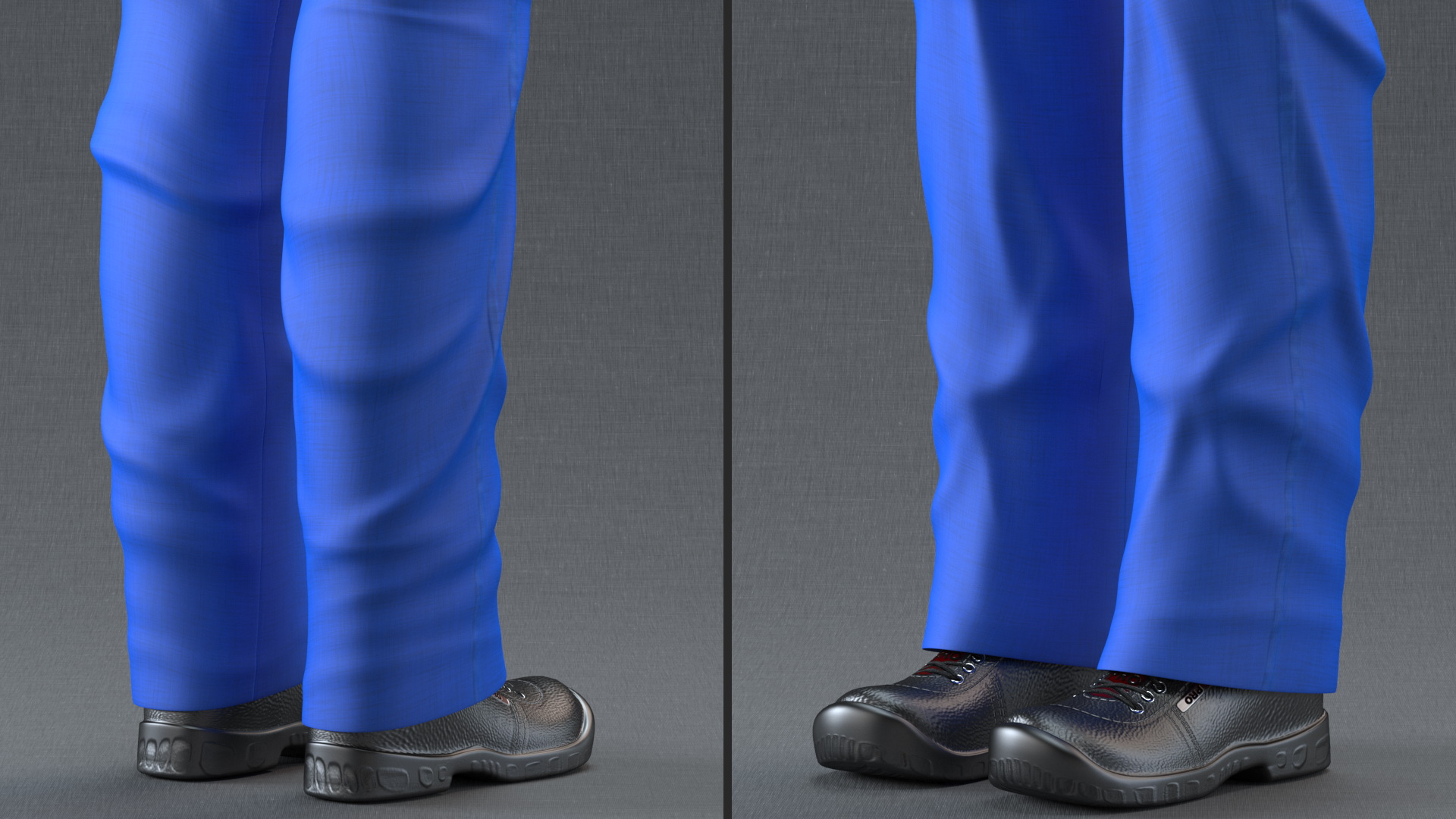3D Dark Skin Black Auto Mechanic Rigged