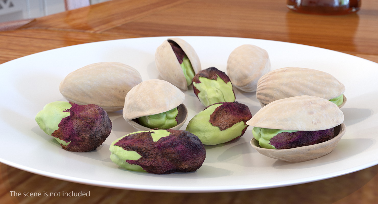 Roasted Pistachios Set 3D