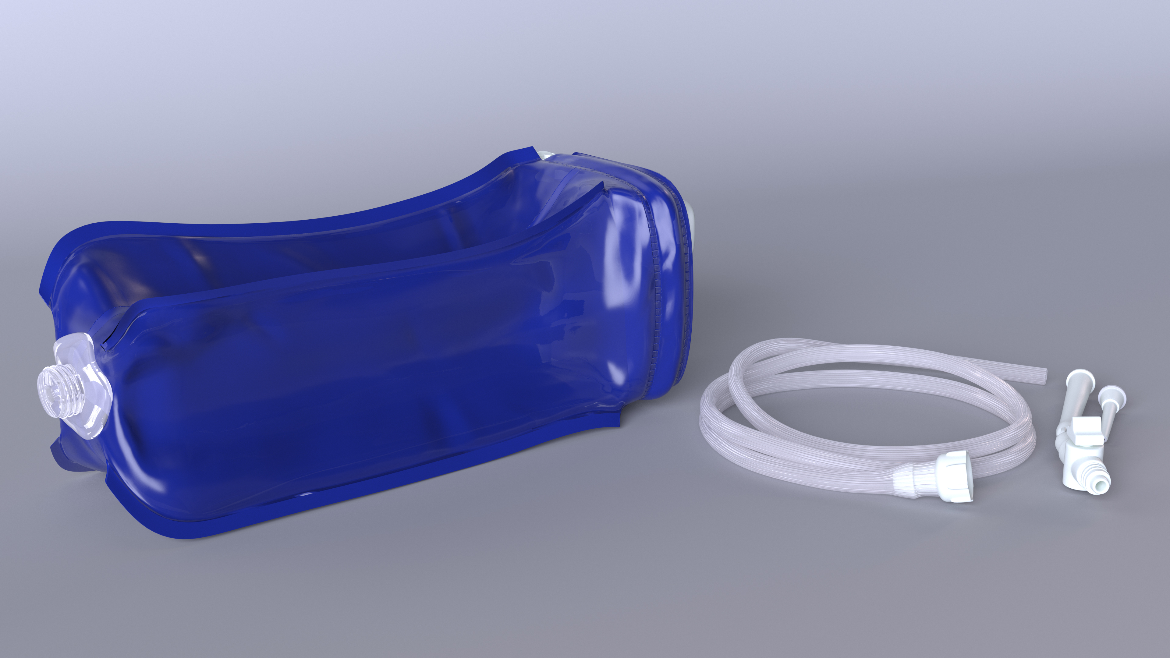 3D model Reusable Enema Bag Colonic Kit