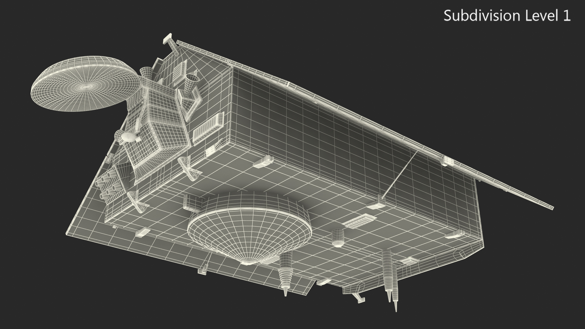 3D model Sentinel 6 Satellite