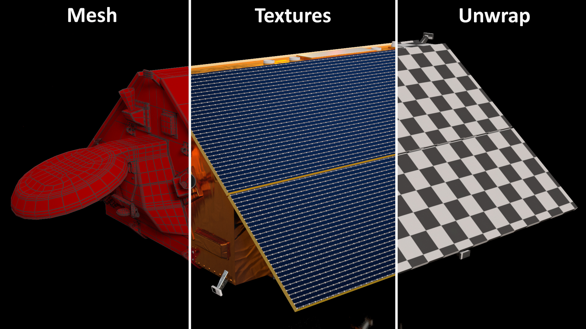 3D model Sentinel 6 Satellite