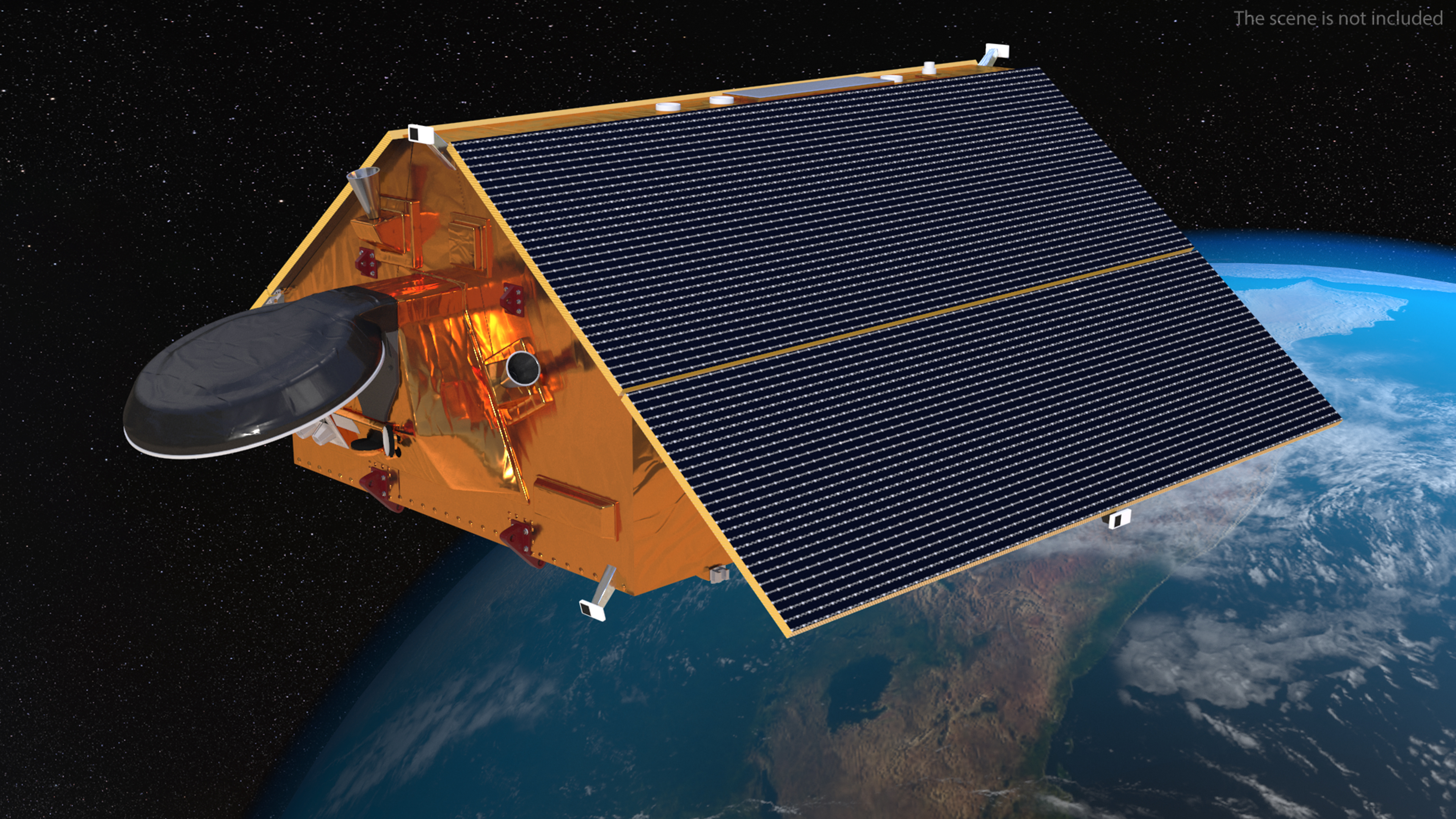 3D model Sentinel 6 Satellite