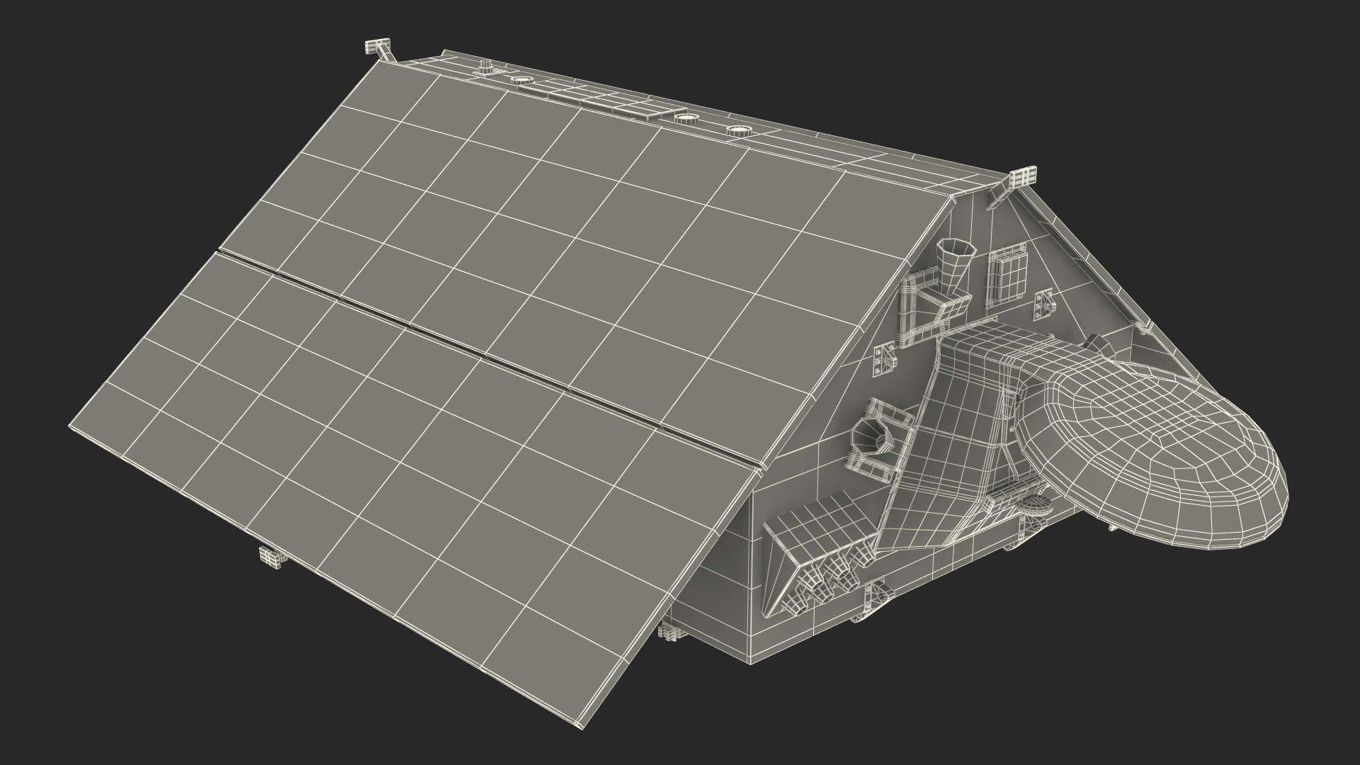 3D model Sentinel 6 Satellite