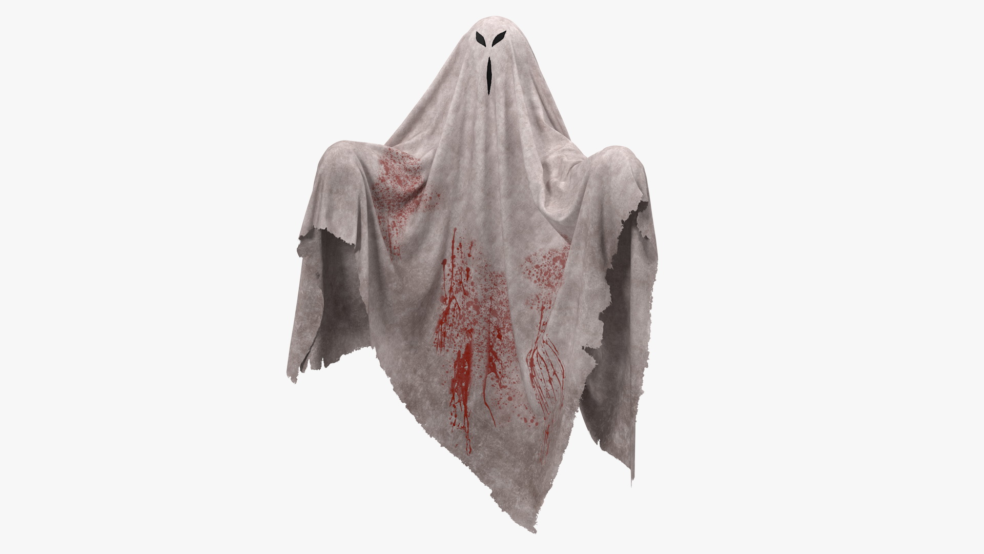 Evil Ghost Bedsheet 3D model