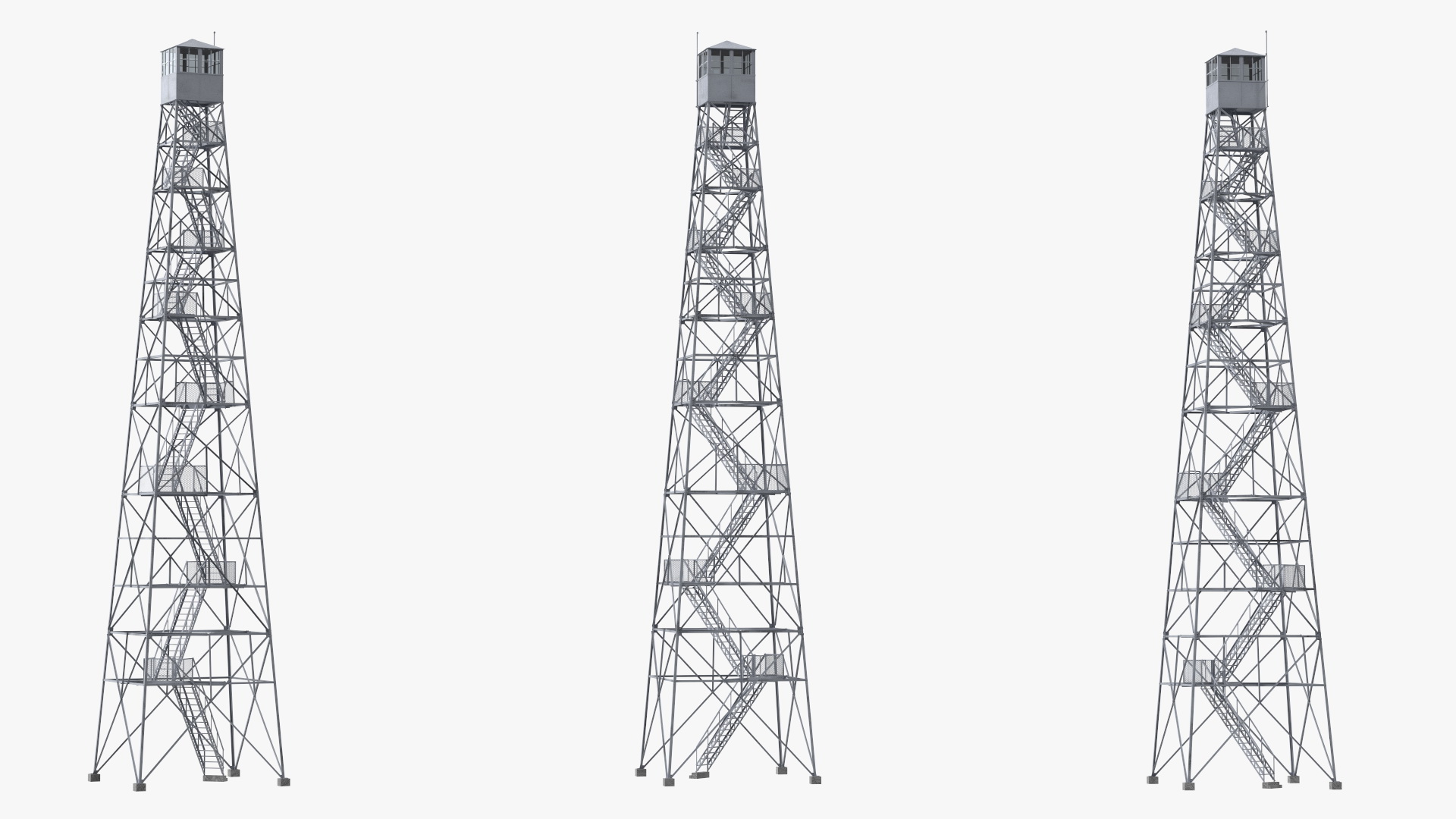 3D Fire Lookout Tower model
