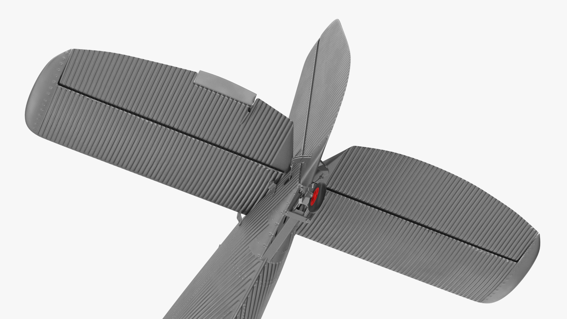 3D Retro Sport Plane Rigged for Cinema 4D model