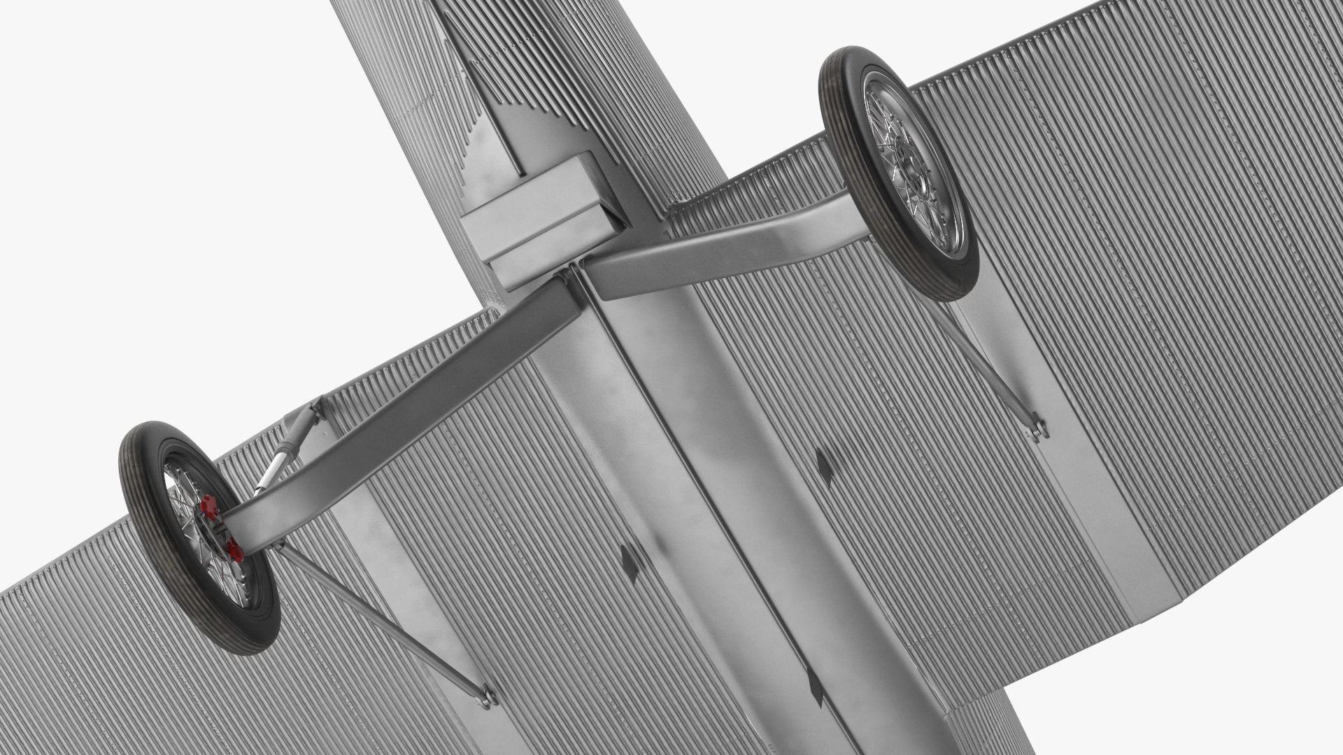 3D Retro Sport Plane Rigged for Cinema 4D model