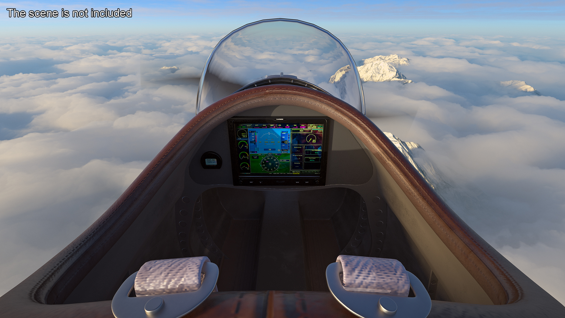 3D Retro Sport Plane Rigged for Cinema 4D model