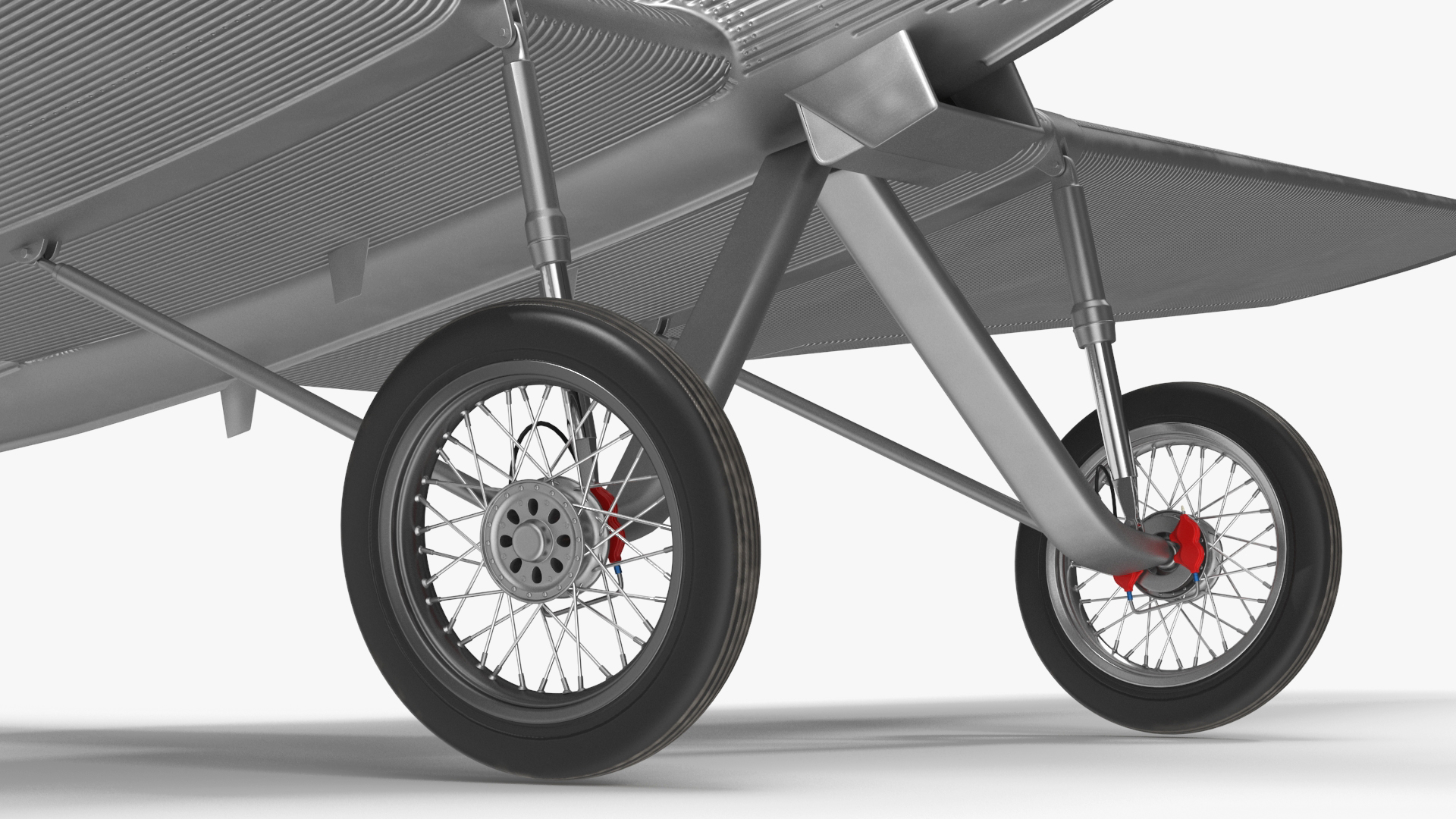 3D Retro Sport Plane Rigged for Cinema 4D model