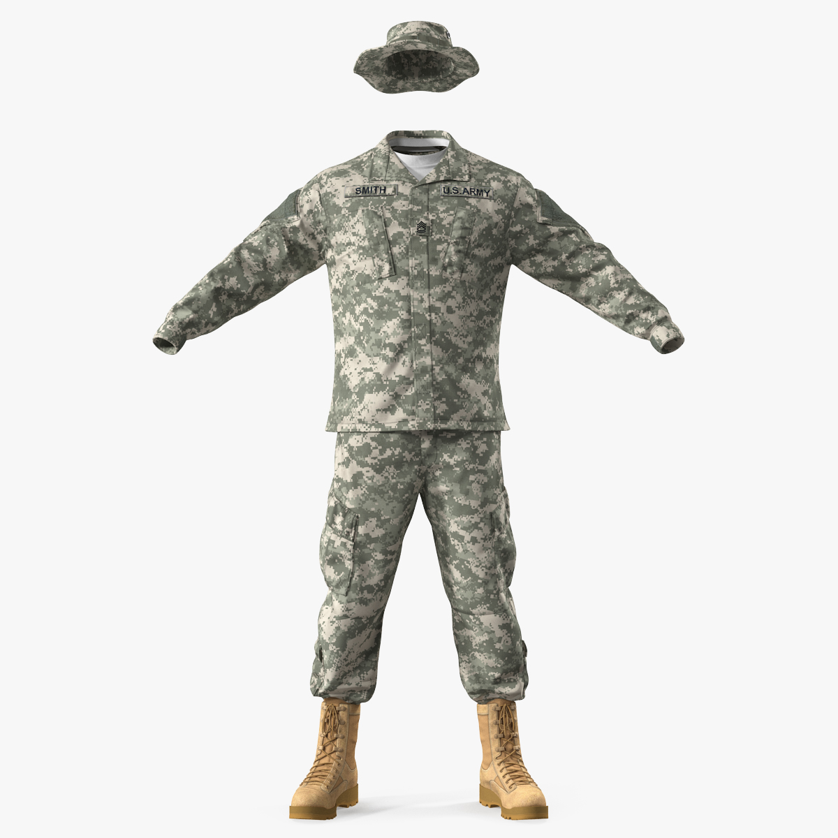US Army Combat Uniform, view 3
