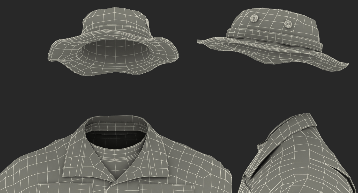 US Army Combat Uniform 3D