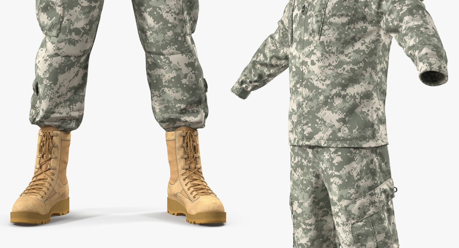 US Army Combat Uniform 3D