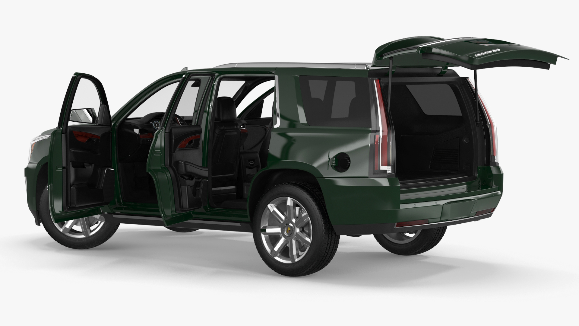Cadillac Escalade SUV Rigged for Cinema 4D 3D