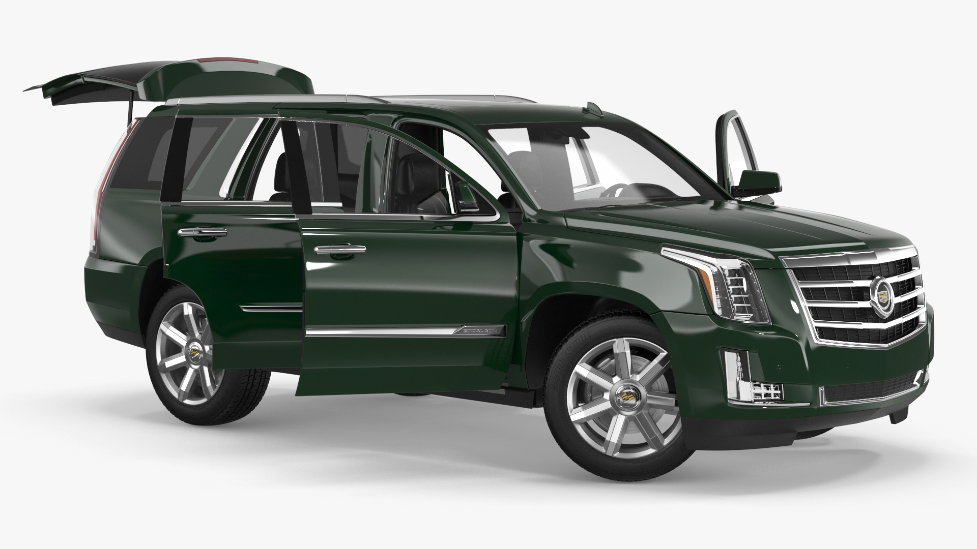 Cadillac Escalade SUV Rigged for Cinema 4D 3D